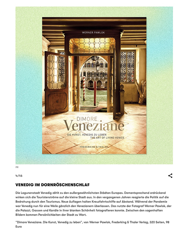 GQ GQ, Dimore Veneziane, Werner Pawlok