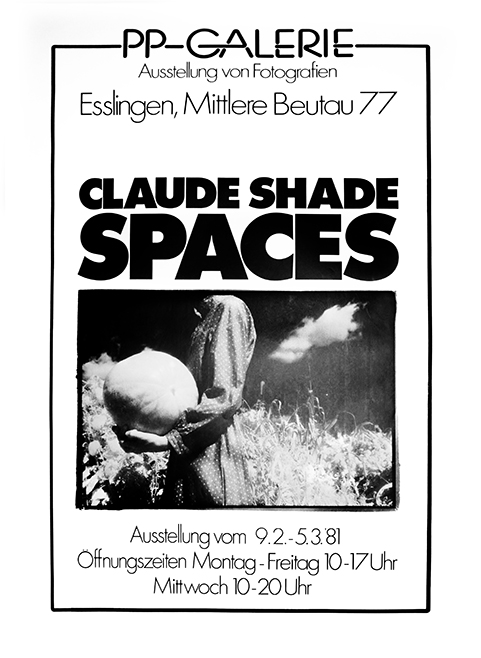 Claude Shade Poster Claude Shade, PP Galerie, Werner Pawlok, 