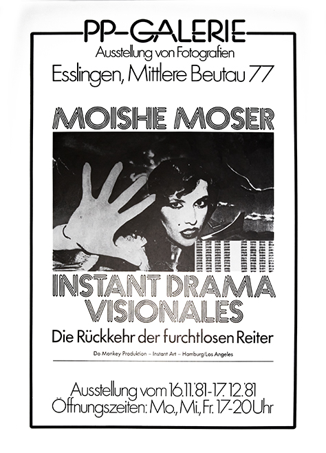 Moishe Moser Poster Moishe Moser, PP Galerie, Werner Pawlok