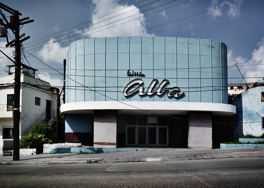 Cinema Alba Cinema Alba, photo by werner pawlok, cuba, kuba, insel der grossen antillen, morbid, charme, che guevarra, fidel castro, landscape, city, karibik, havanna, alba